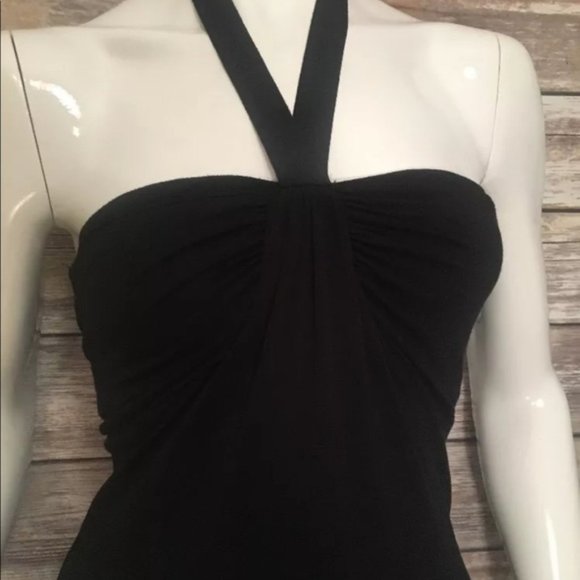 Laundry by Shelli Segal Black Halter Dress Sz XS - Picture 3 of 8